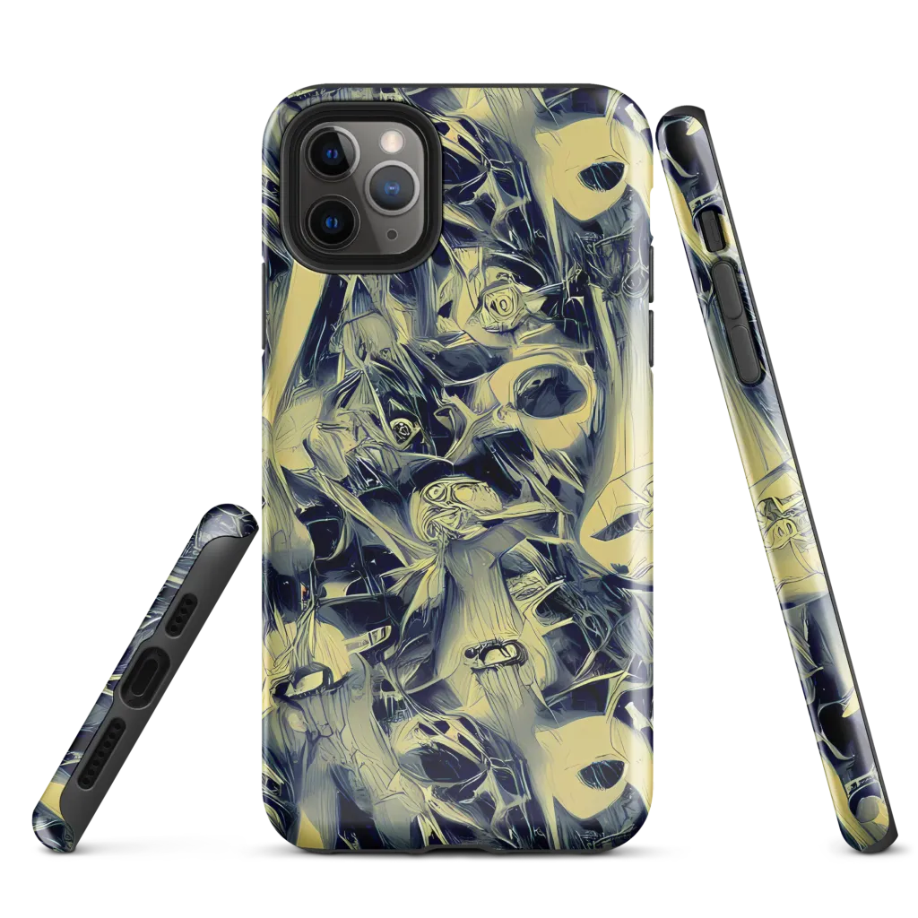 Lunar Distortion on Tough Case for iPhone® — Front
