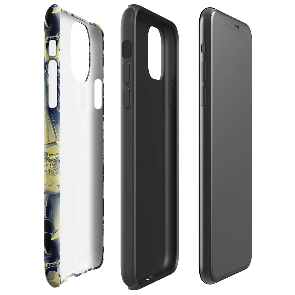 Lunar Distortion on Tough Case for iPhone® — Right