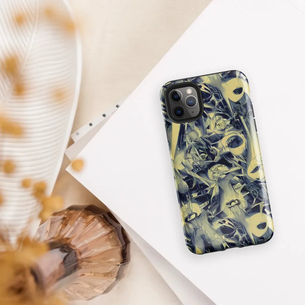 Lunar Distortion on Tough Case for iPhone® — Front