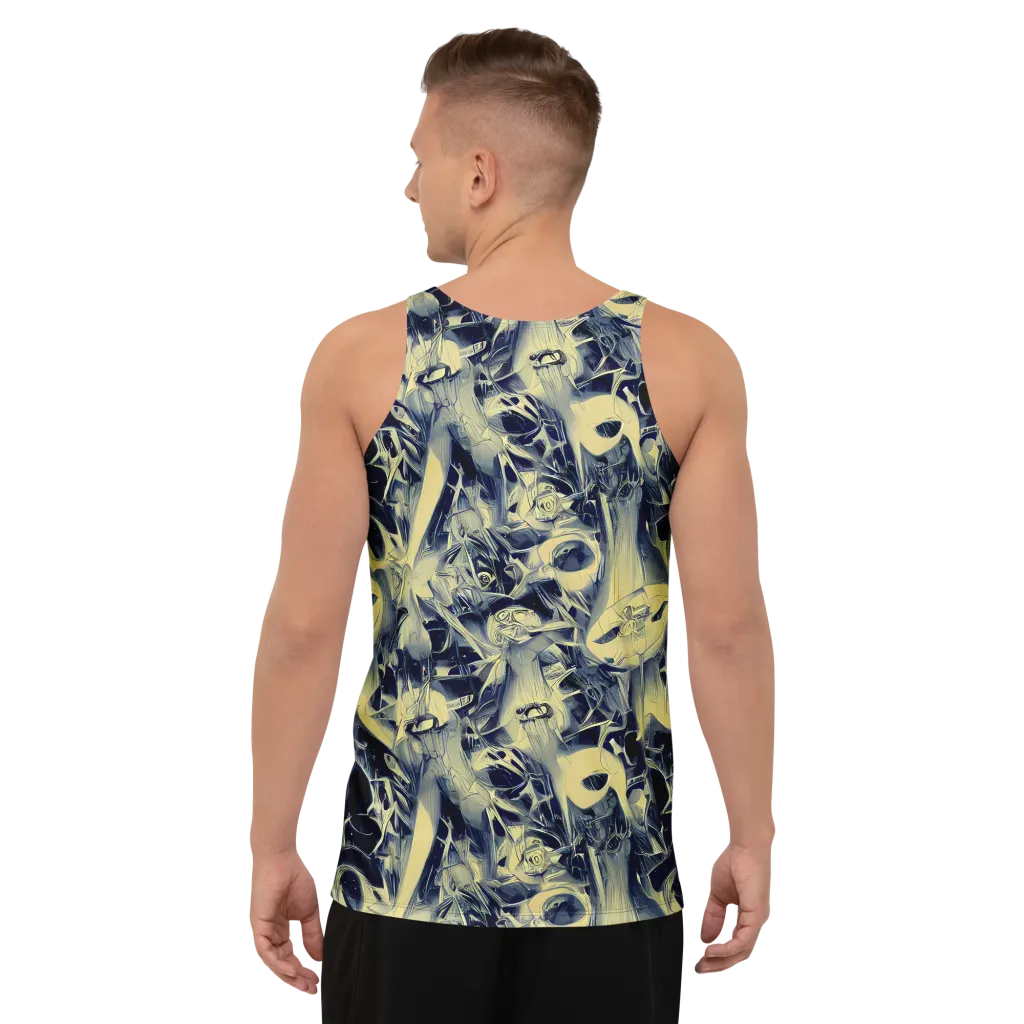 Lunar Distortion on Men's Tank Top — Back