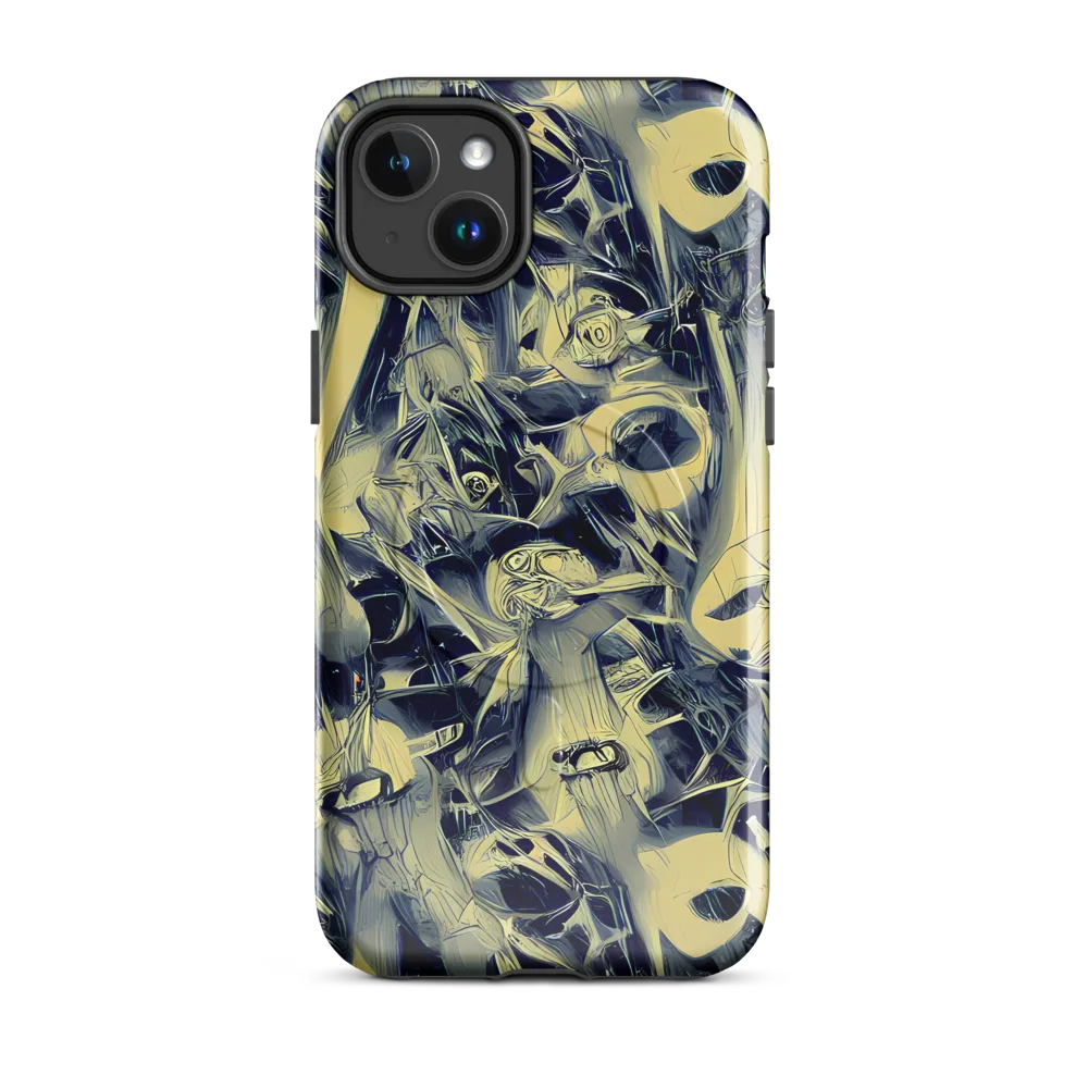 Lunar Distortion on MagSafe Tough Case for iPhone® — Front