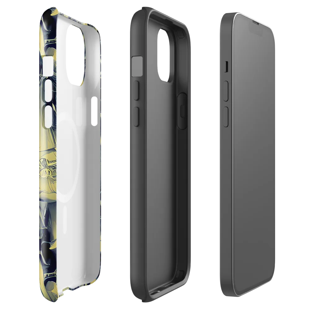 Lunar Distortion on MagSafe Tough Case for iPhone® — Front
