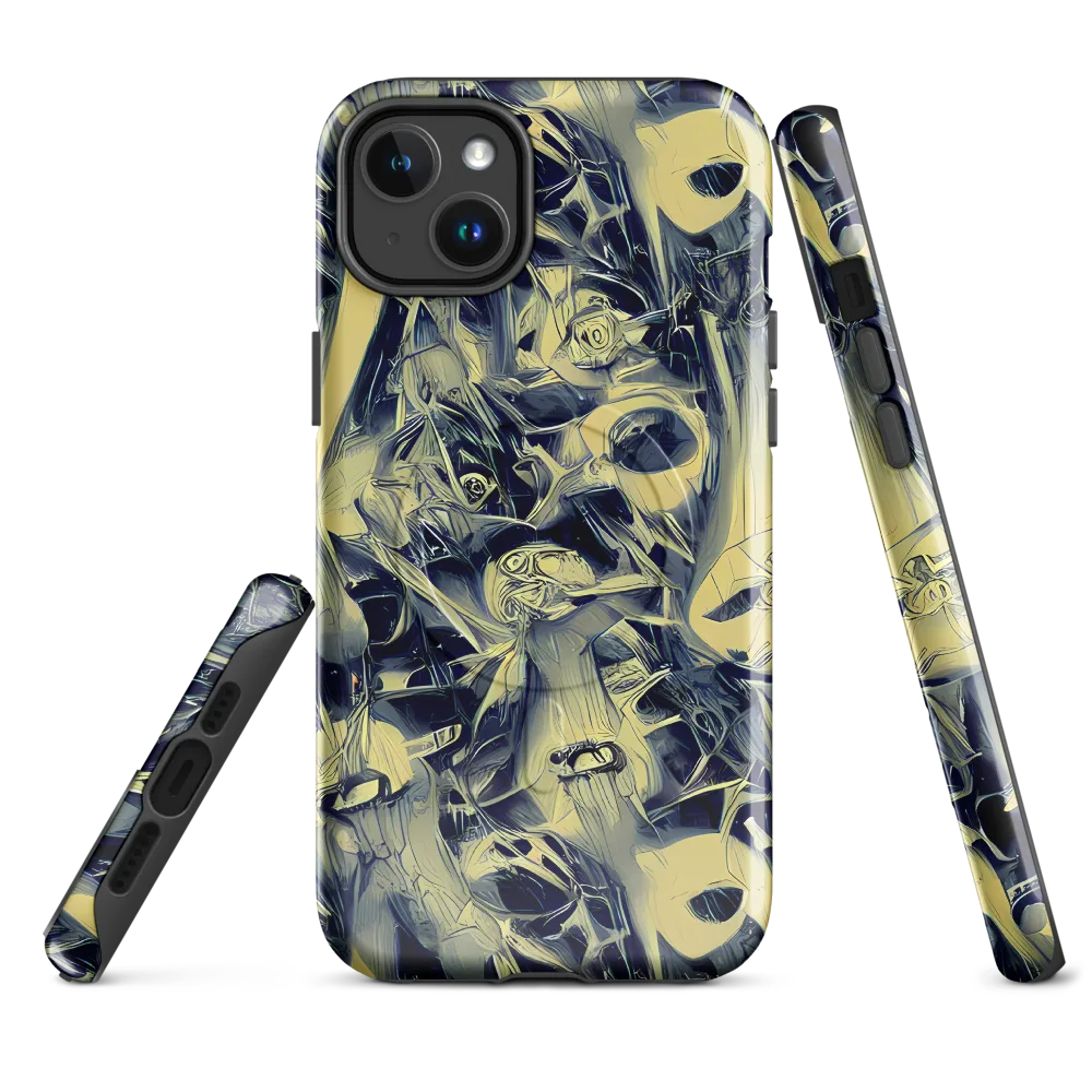Lunar Distortion on MagSafe Tough Case for iPhone® — Front