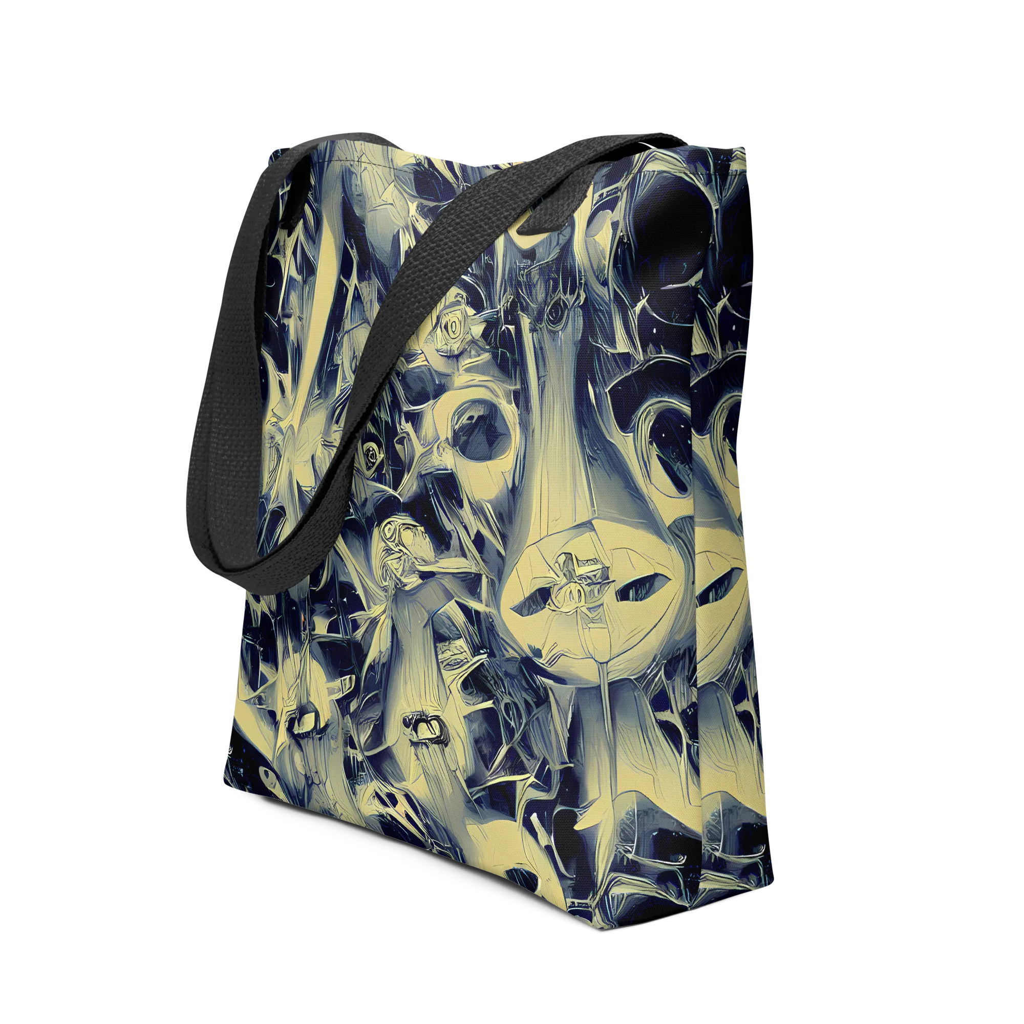Lunar Distortion on Tote Bag — Front