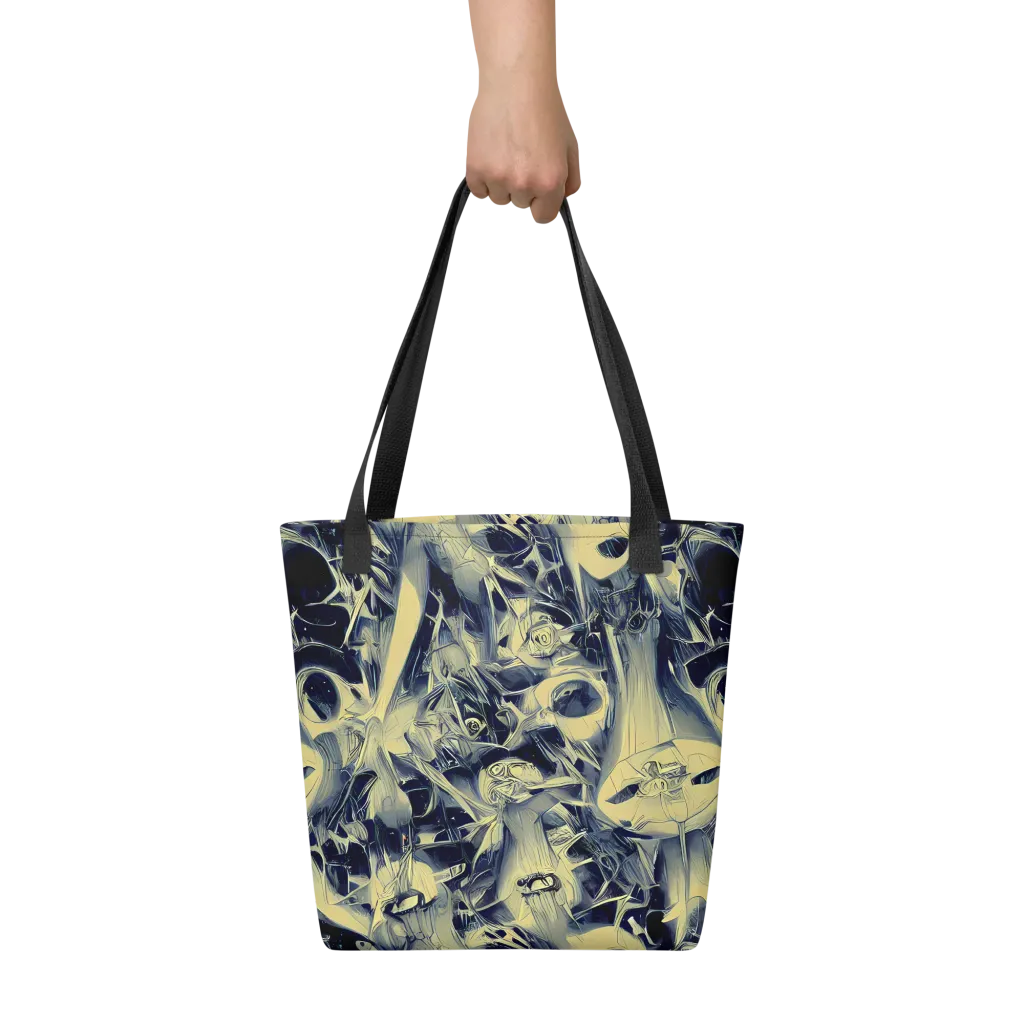 Lunar Distortion on Tote Bag — Front