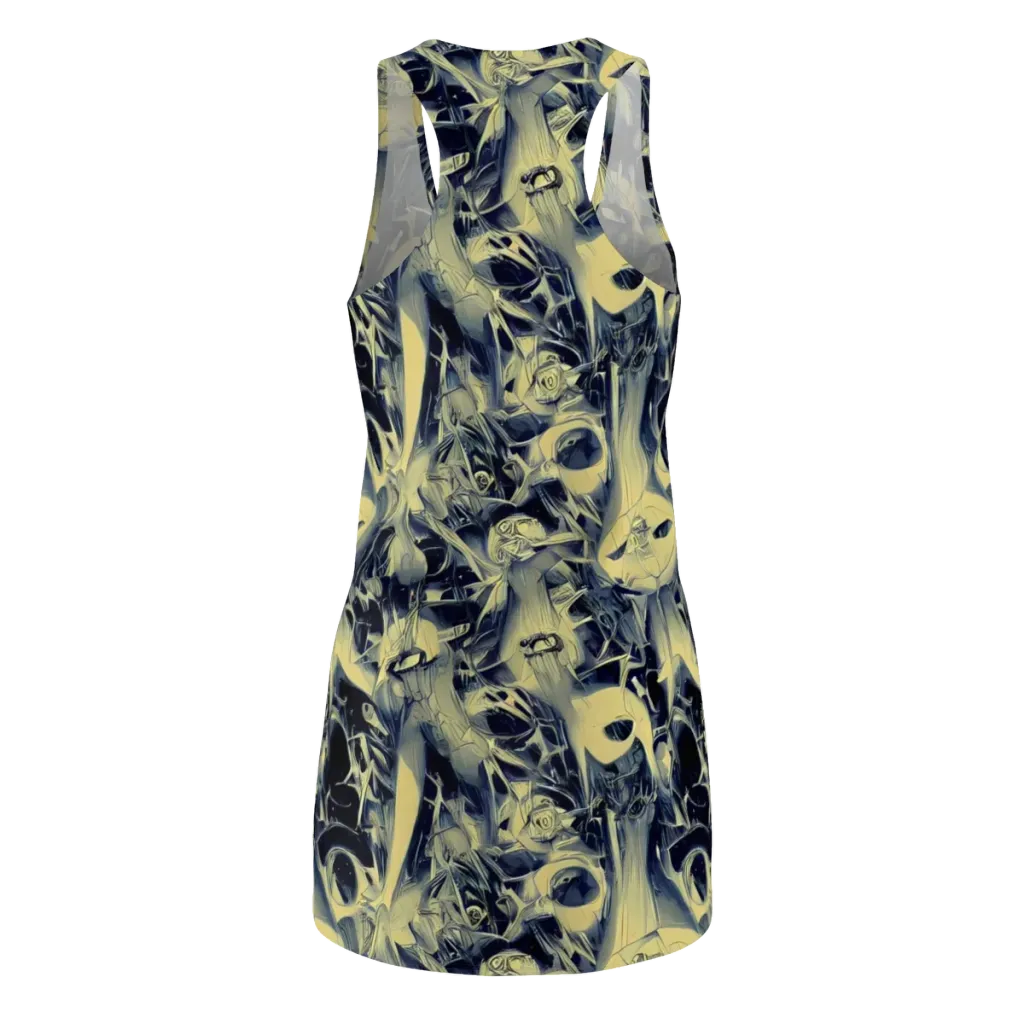 Lunar Distortion on Racerback Dress — Back
