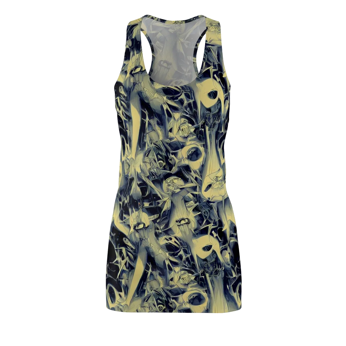 Lunar Distortion on Racerback Dress — Front