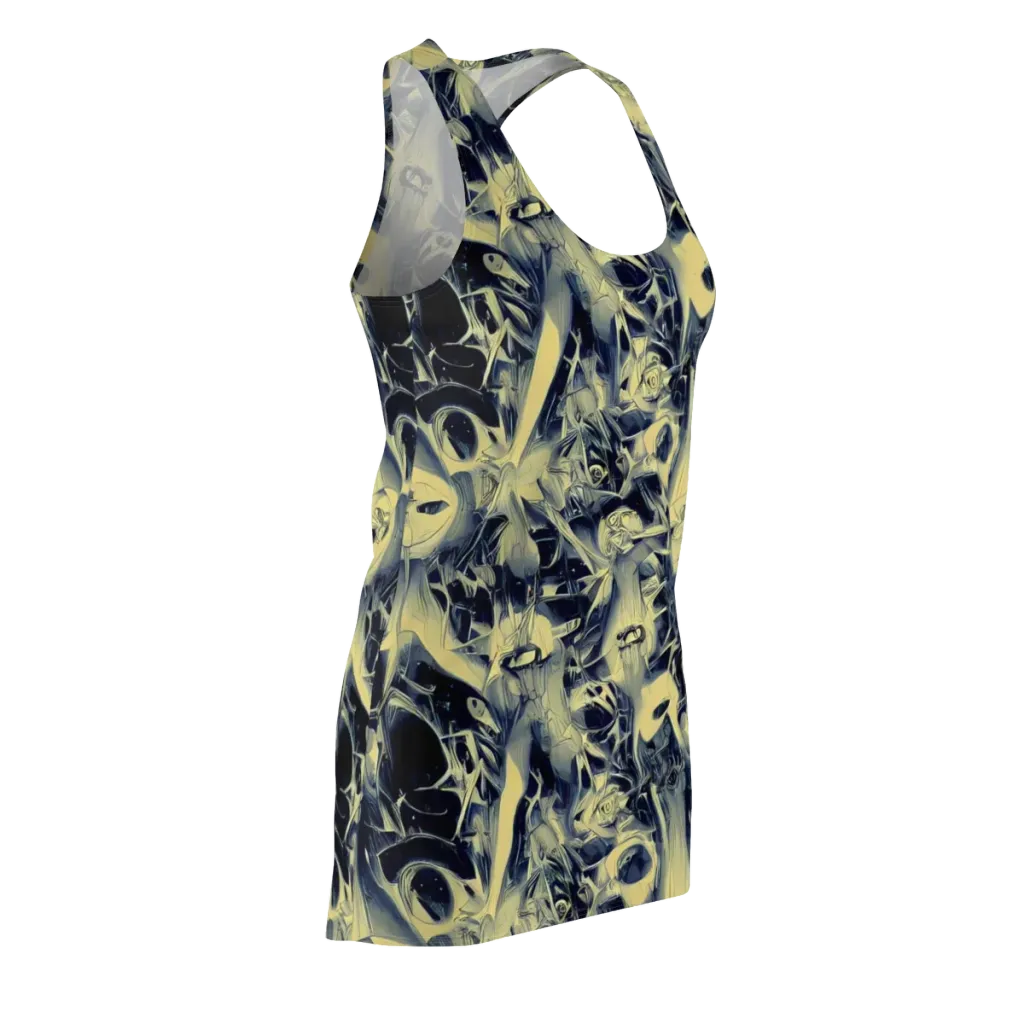 Lunar Distortion on Racerback Dress — Front Side