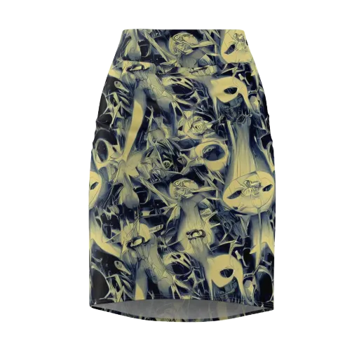 Lunar Distortion on a Pencil Skirt