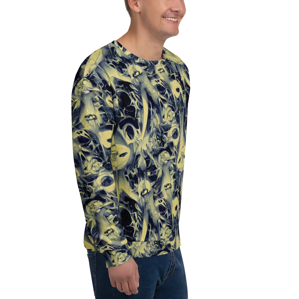 Lunar Distortion on Sweatshirt — Right Front