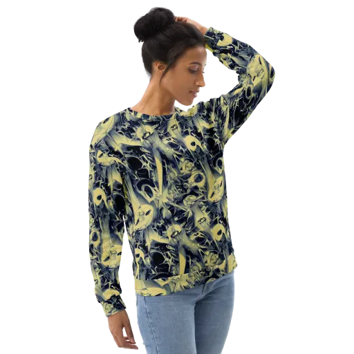 Lunar Distortion on a Sweatshirt