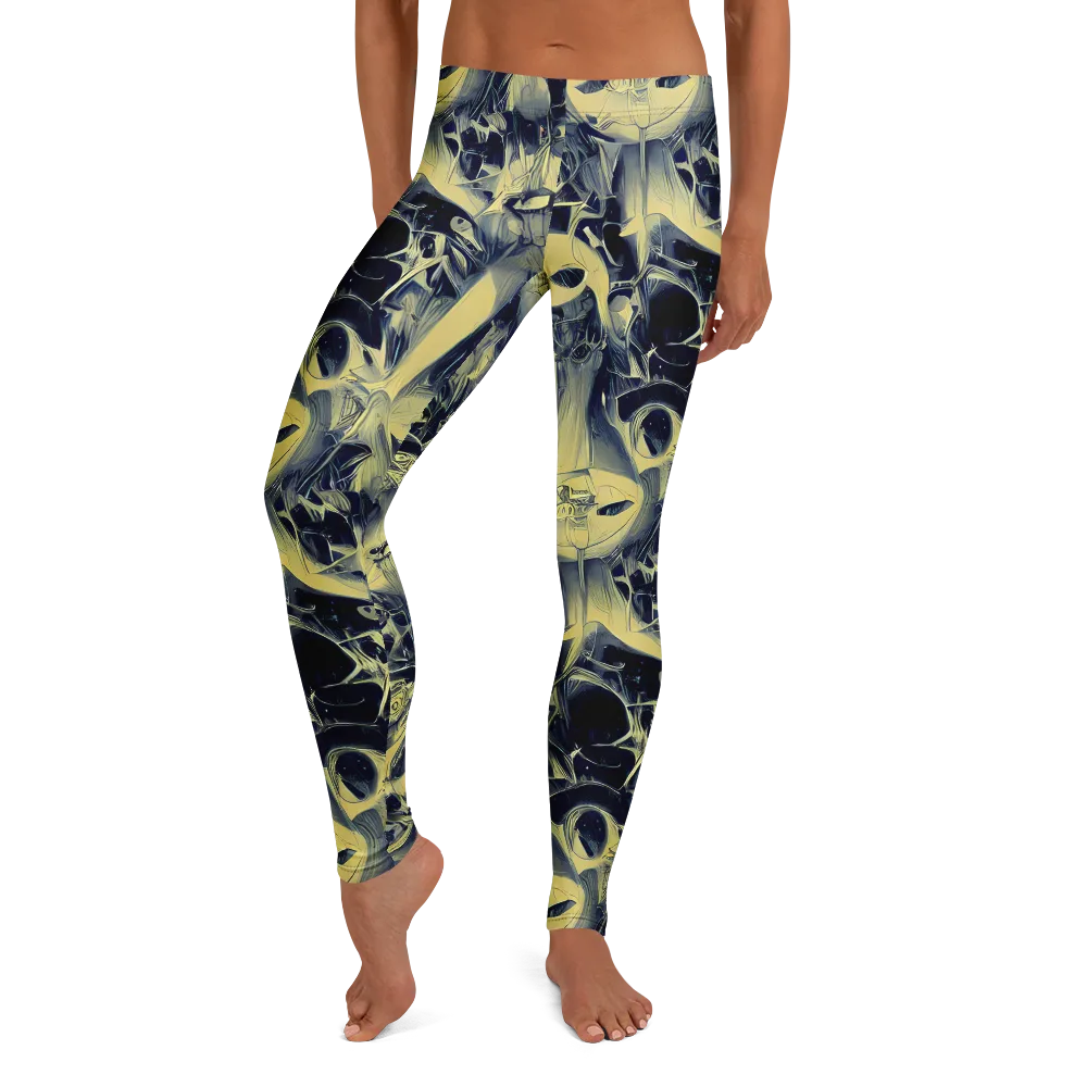 Lunar Distortion on Leggings — Front