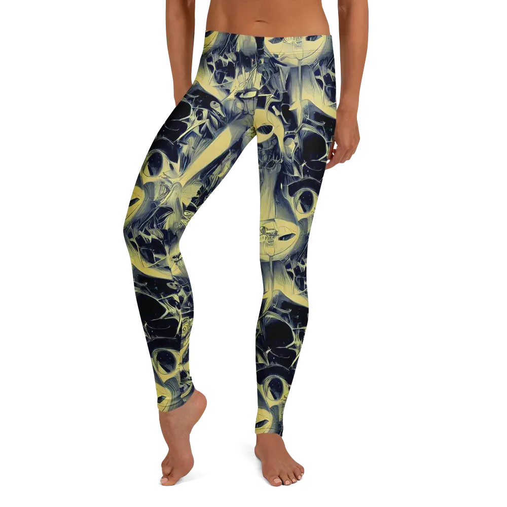 Lunar Distortion on Leggings — Front