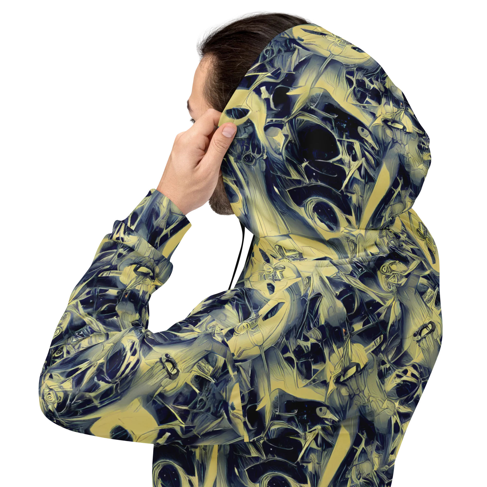 Lunar Distortion on Hoodie — Back