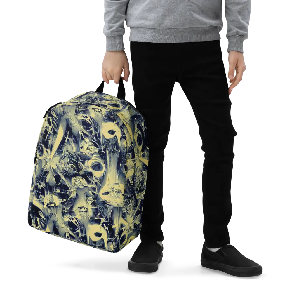 Lunar Distortion on Minimalist Backpack — Zoomed-in