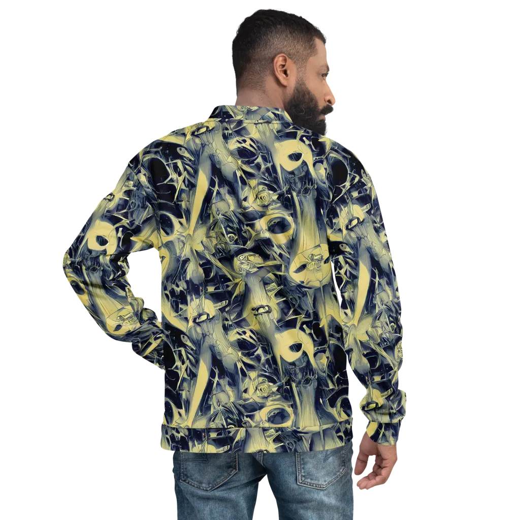 Lunar Distortion on Bomber Jacket — Back