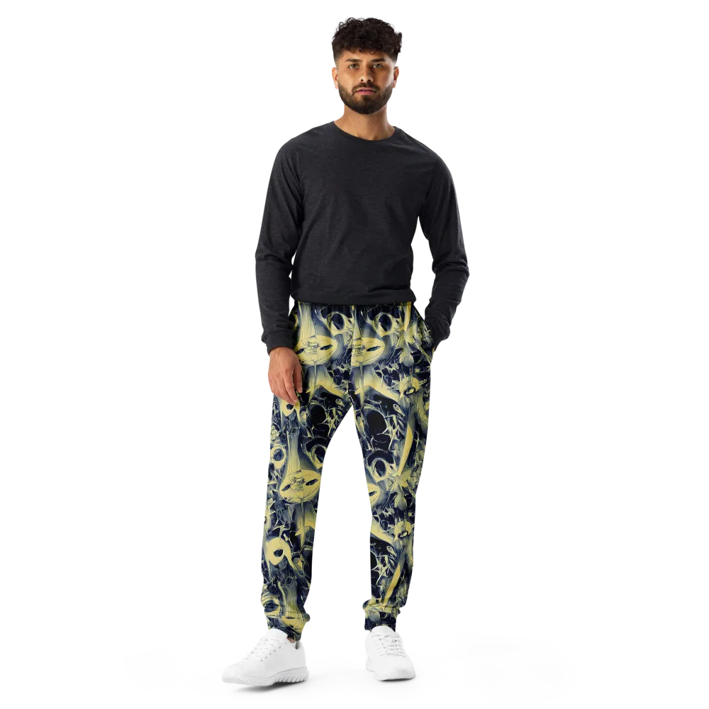 Lunar Distortion on Men's Joggers — Front