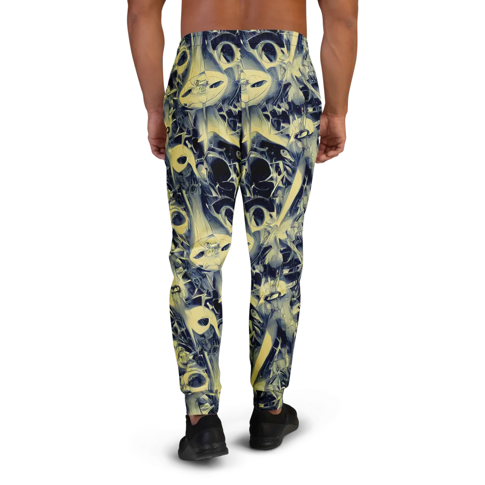 Lunar Distortion on Men's Joggers — Back