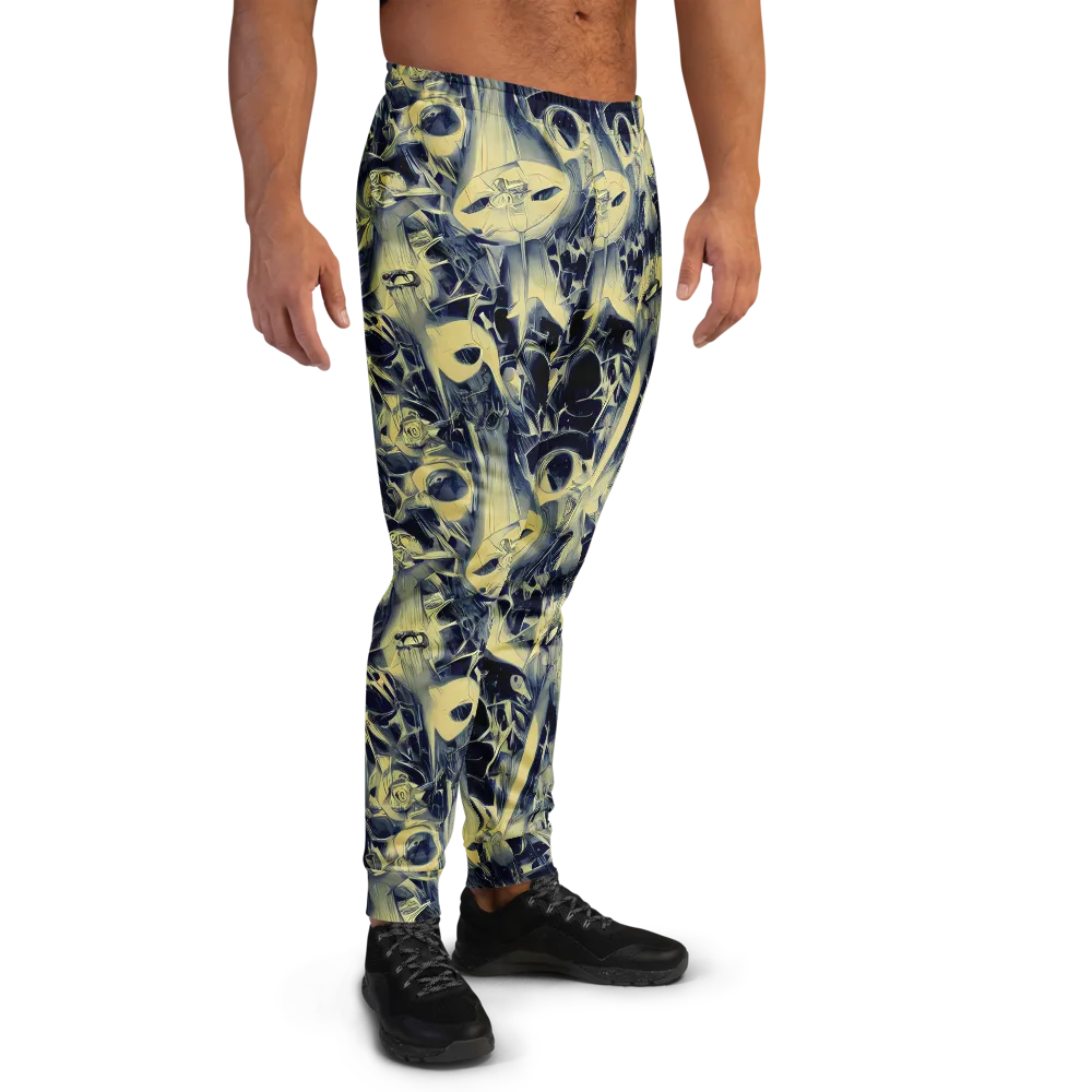 Lunar Distortion on Men's Joggers — Right