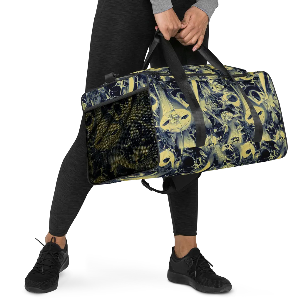 Lunar Distortion on Duffle Bag — Right Front