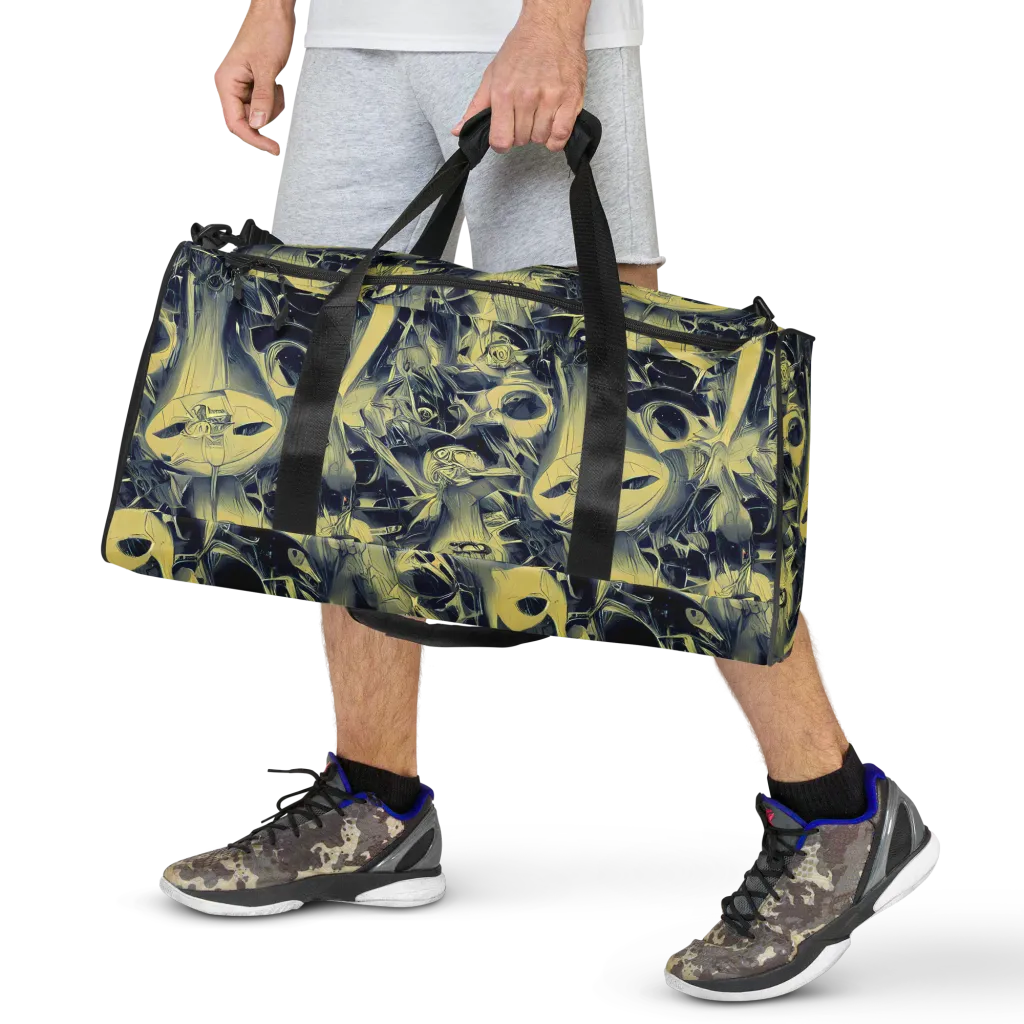 Lunar Distortion on Duffle Bag — Front