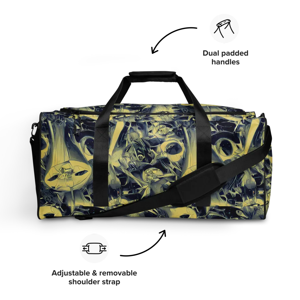 Lunar Distortion on Duffle Bag — Front