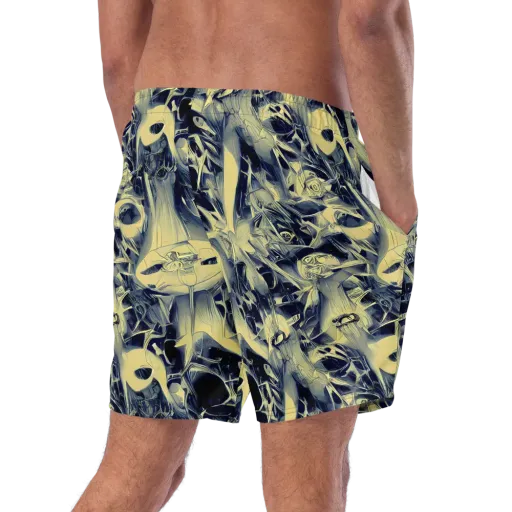 Lunar Distortion on a Swim Trunks