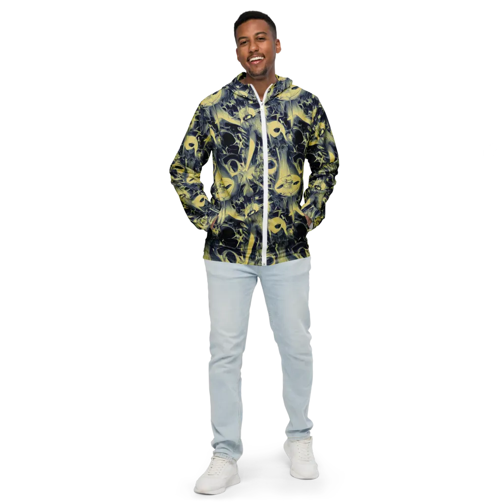 Lunar Distortion on Men's Windbreaker — Front