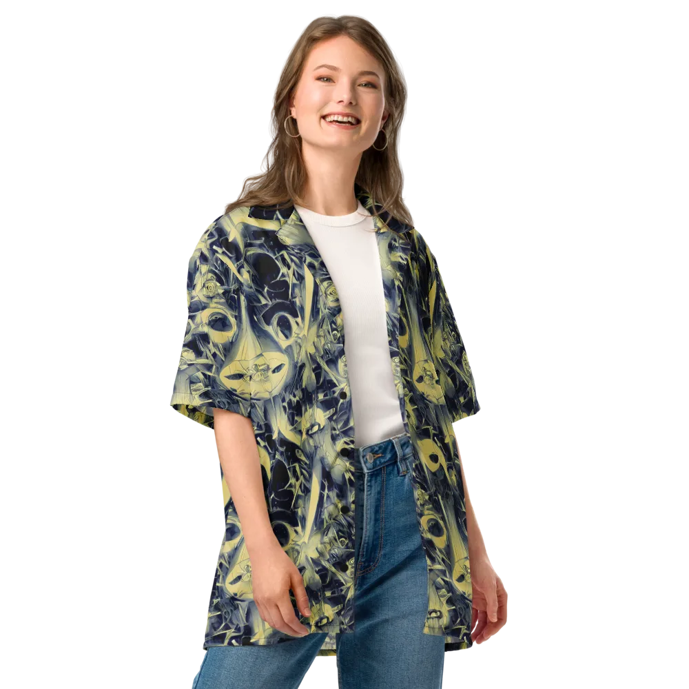 Lunar Distortion on Button Shirt — Front