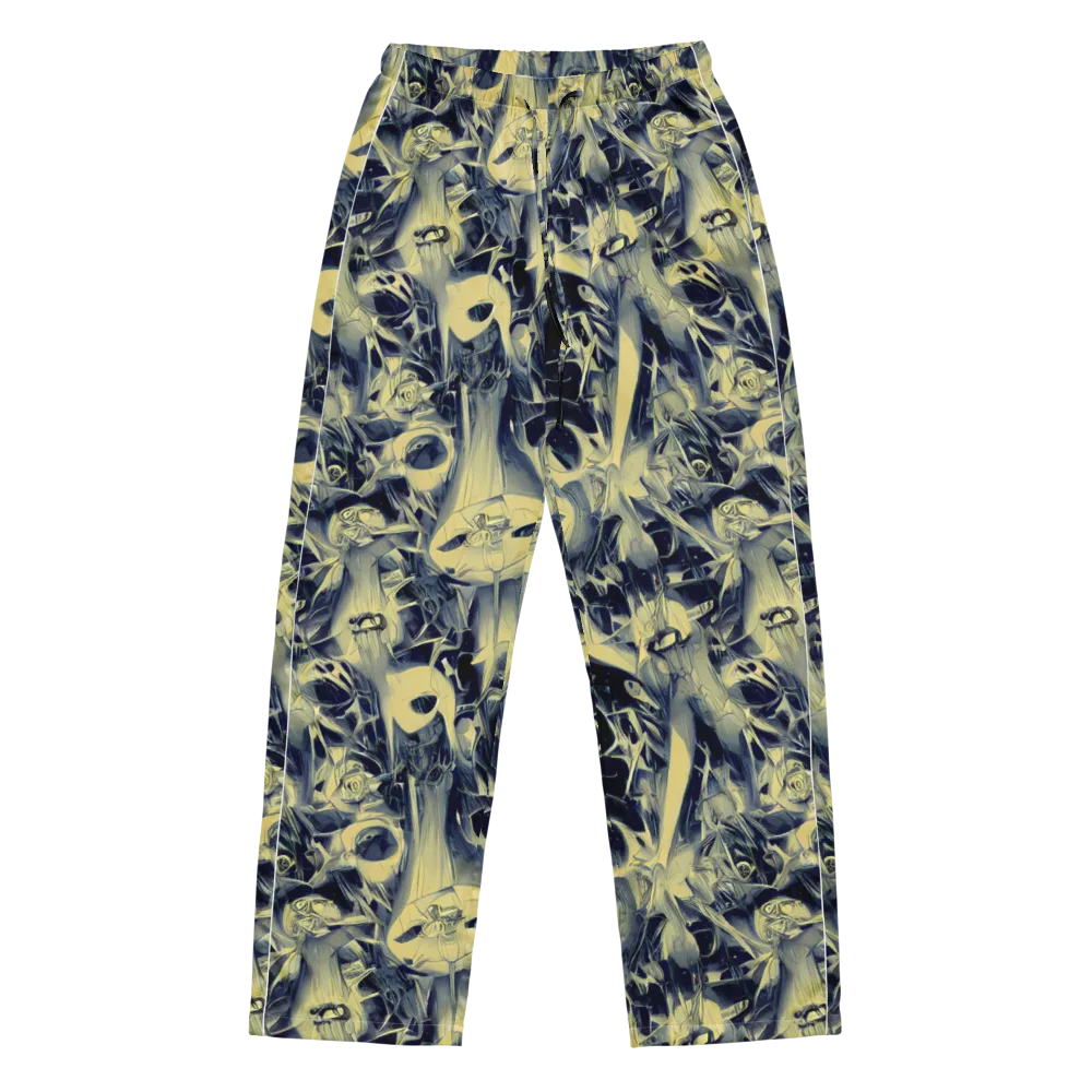 Lunar Distortion on Women's Pajama Pants — Front