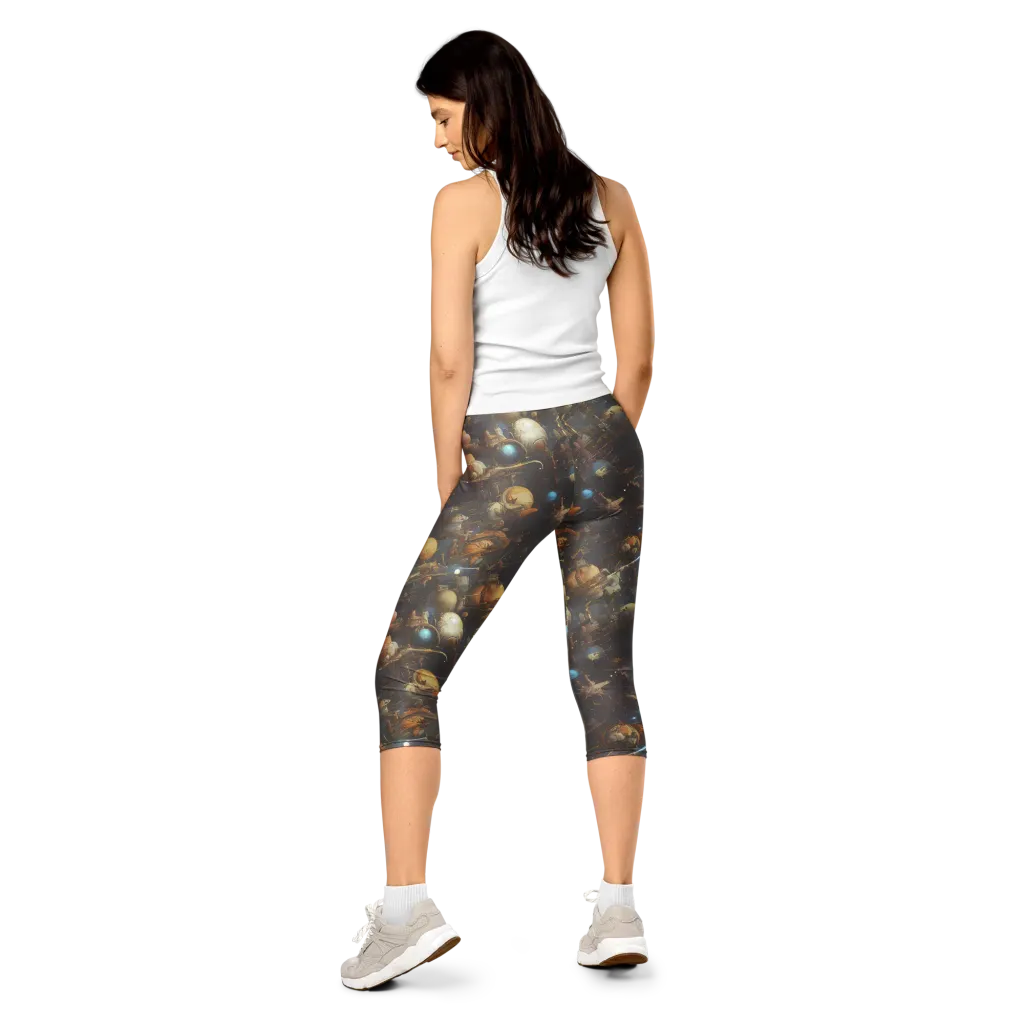 Nebula Foundry on Capri Leggings — Back