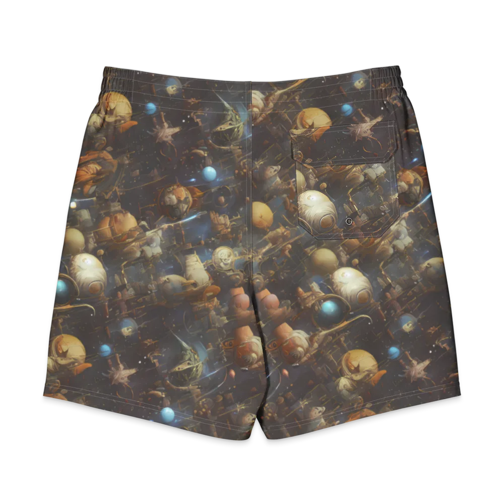 Nebula Foundry on Men's Board Shorts — Back