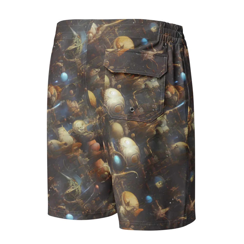 Nebula Foundry on Men's Board Shorts — Back