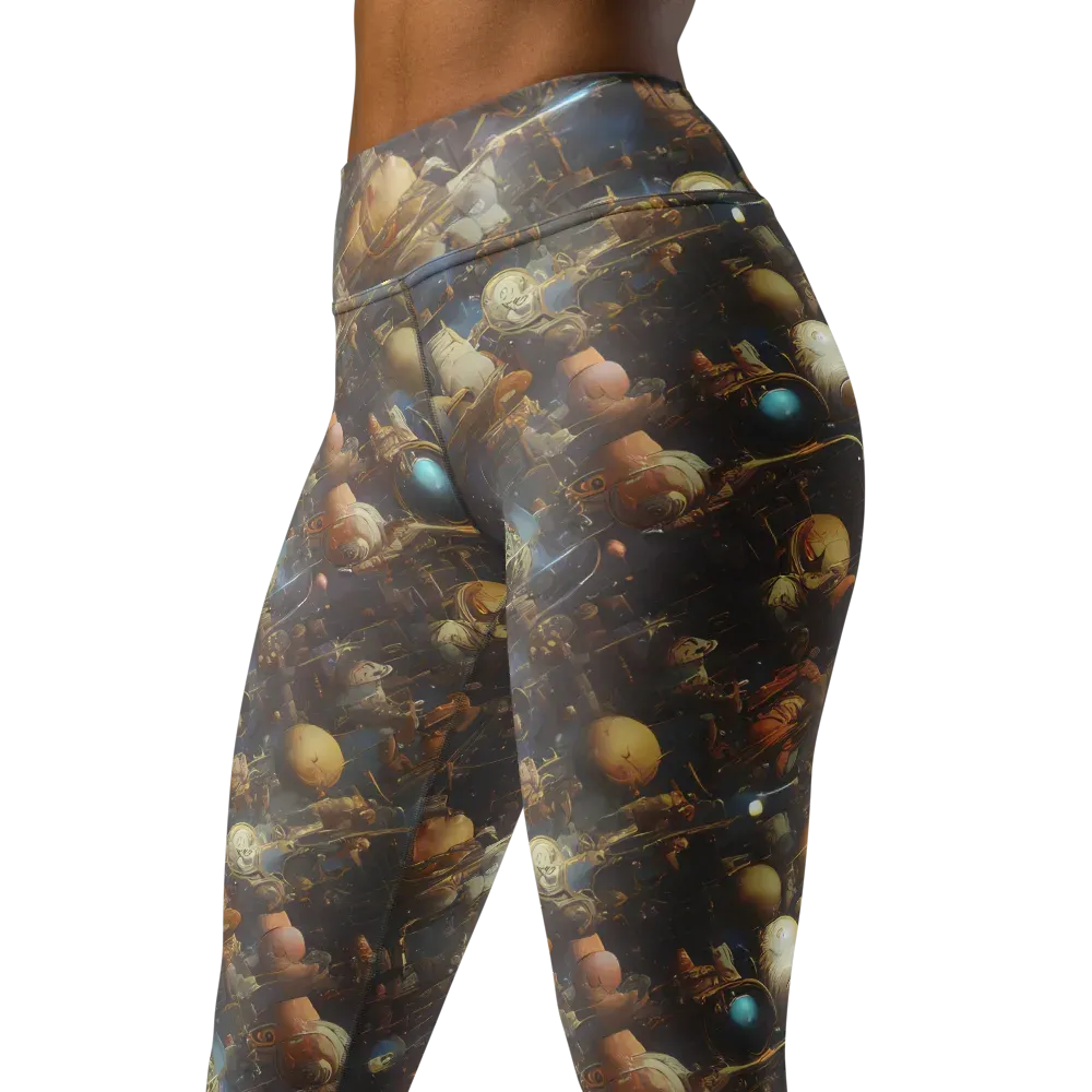 Nebula Foundry on Yoga Leggings — Left Front