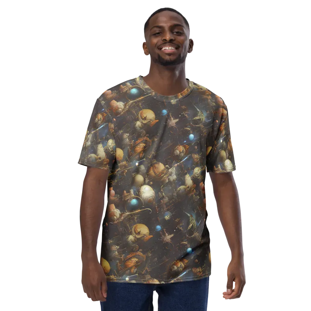 Nebula Foundry on Men's Crew Neck T-Shirt — Front