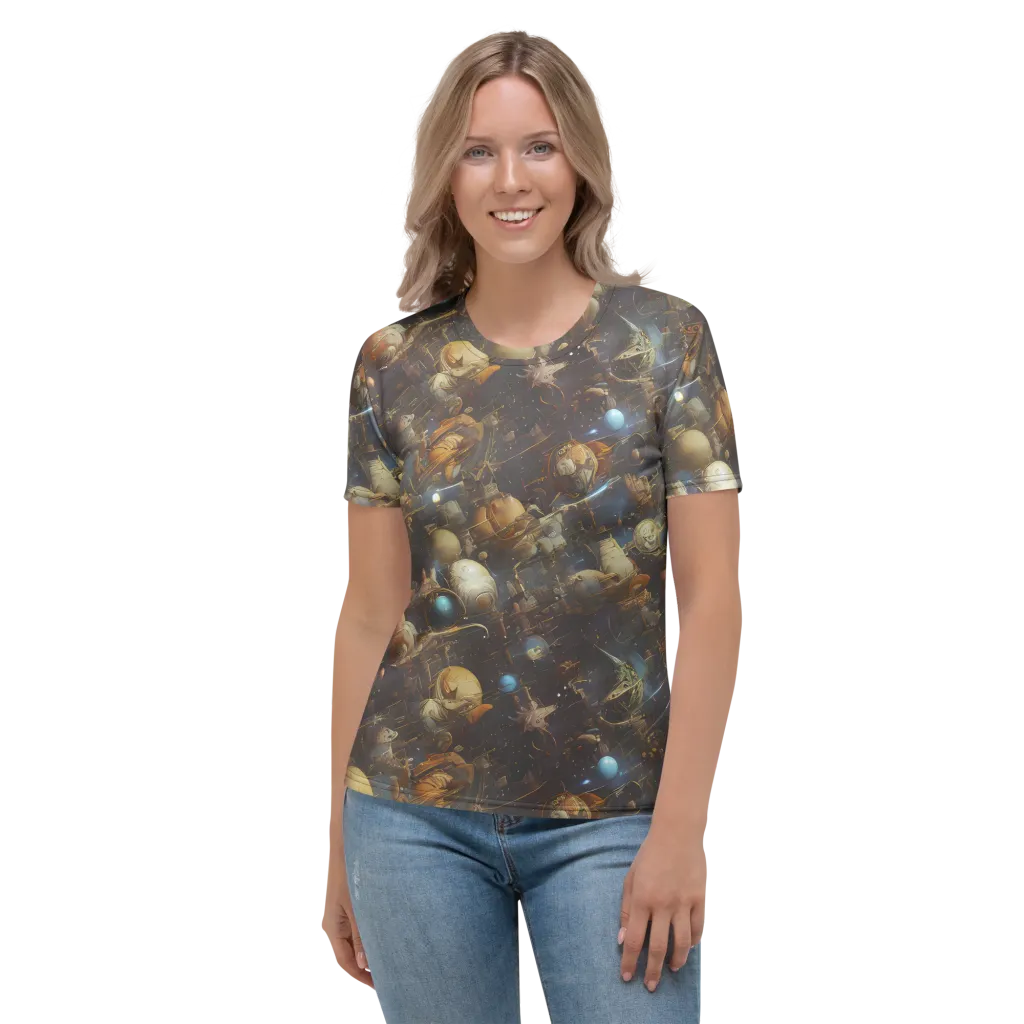 Nebula Foundry on Women's Crew Neck T-Shirt — Front