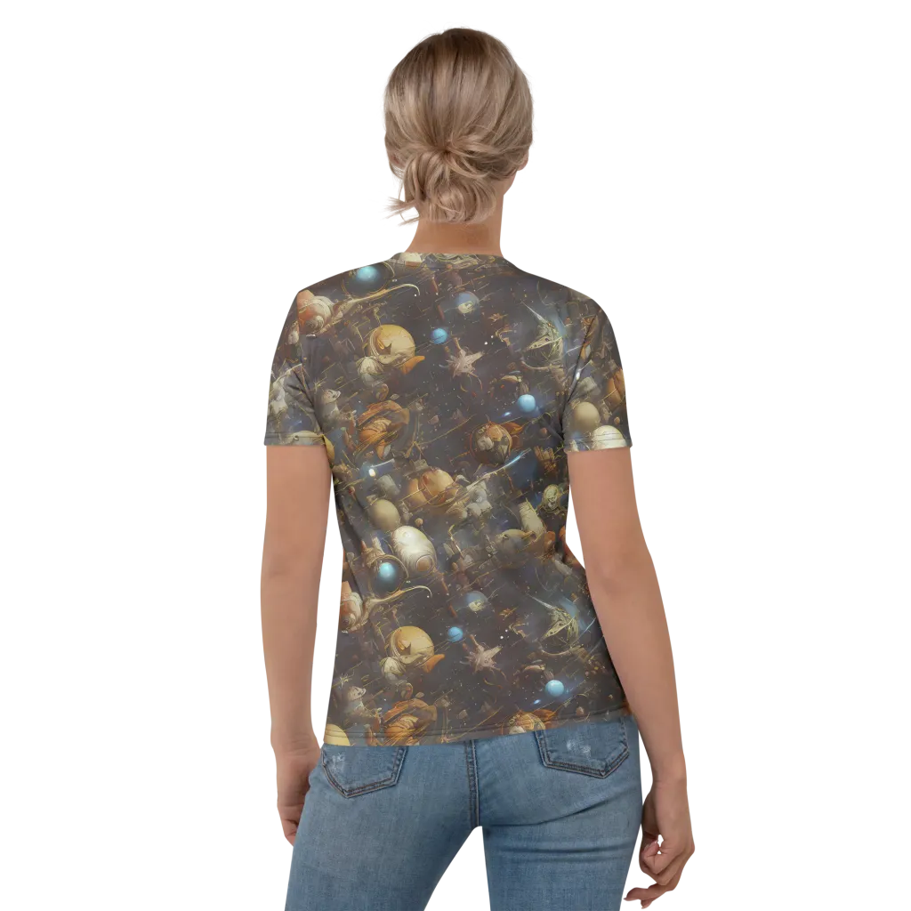 Nebula Foundry on Women's Crew Neck T-Shirt — Back