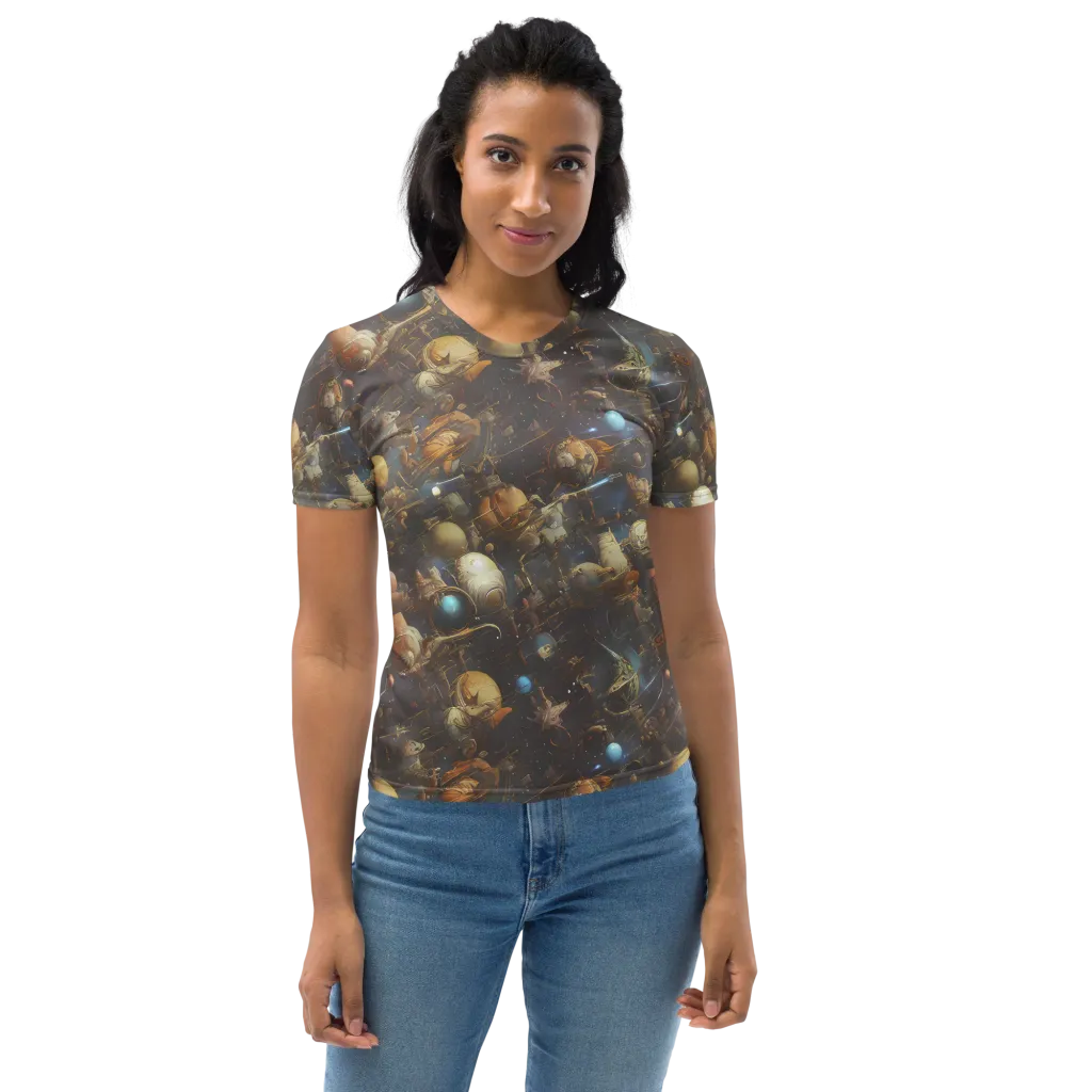 Nebula Foundry on Women's Crew Neck T-Shirt — Front
