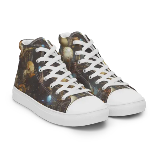 Nebula Foundry on a Women's High Top Canvas Shoes