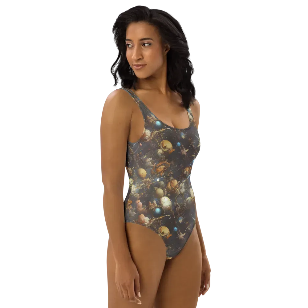 Nebula Foundry on One-Piece Swimsuit — Right