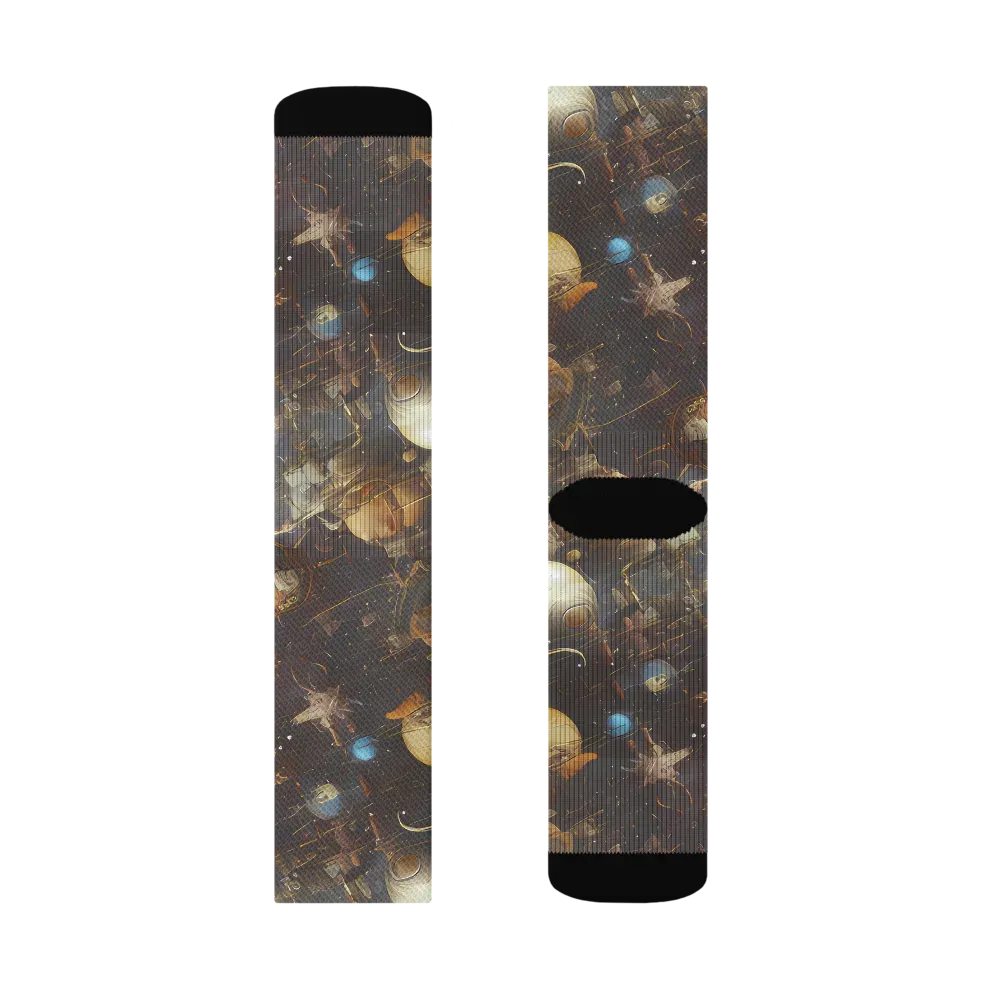 Nebula Foundry on Socks — Right Sock