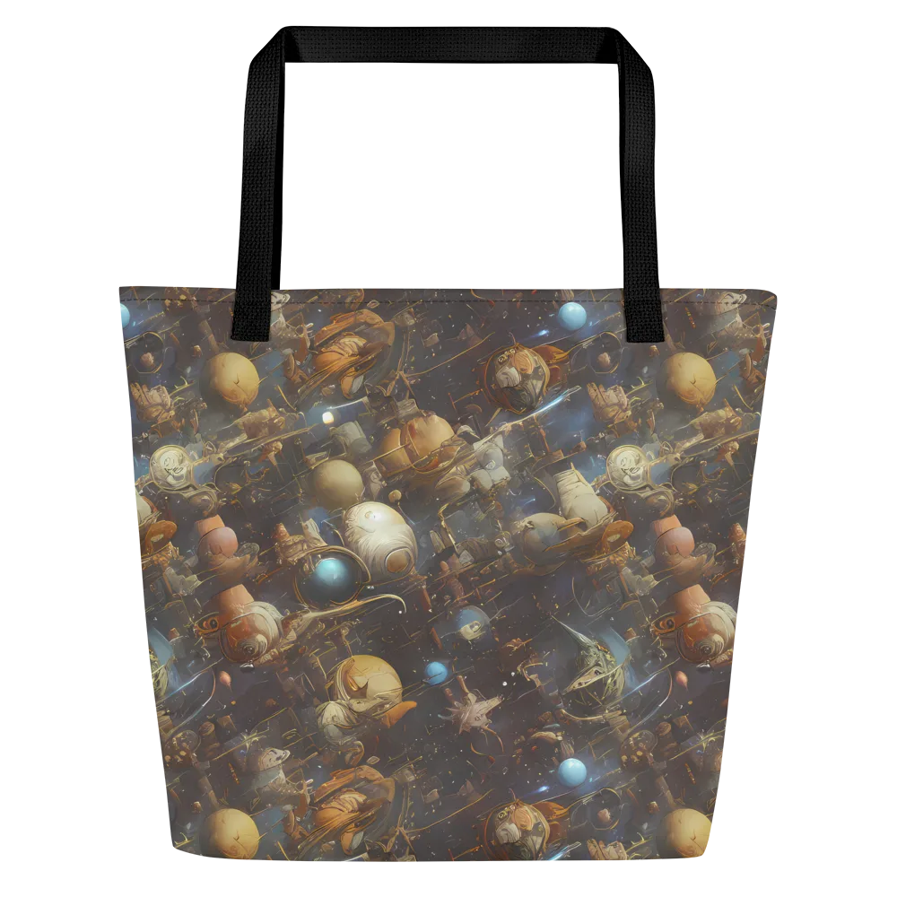 Nebula Foundry on Large Tote Bag W/ Pocket — Front