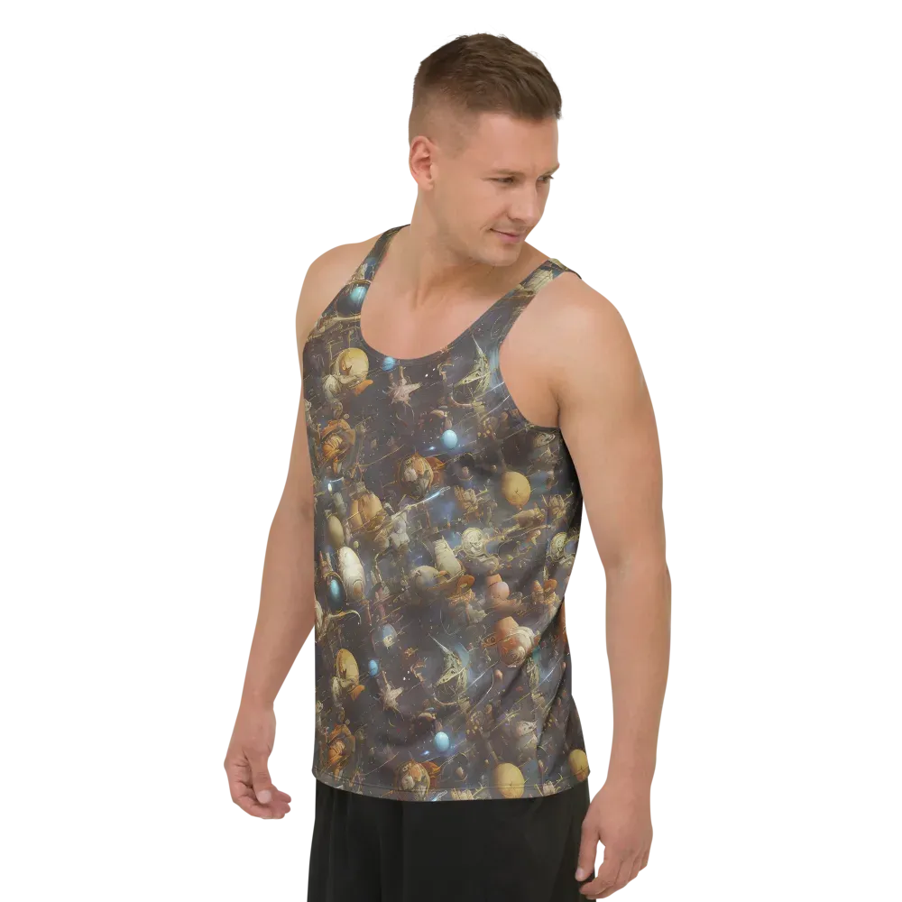 Nebula Foundry on Men's Tank Top — Left Front