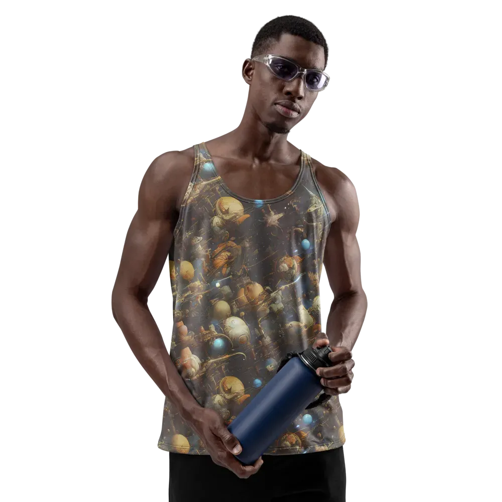 Nebula Foundry on Men's Tank Top — Front