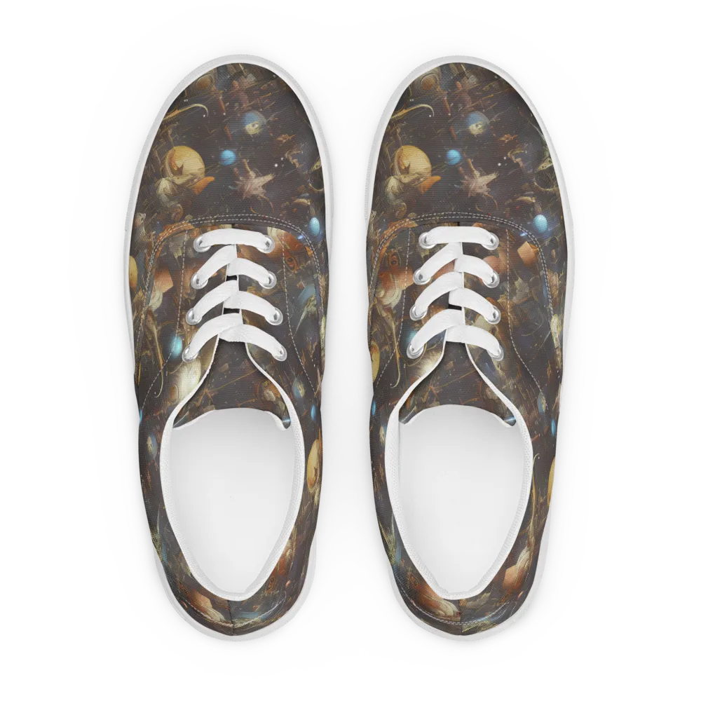 Nebula Foundry on Men's Lace-Up Canvas Shoes — Front