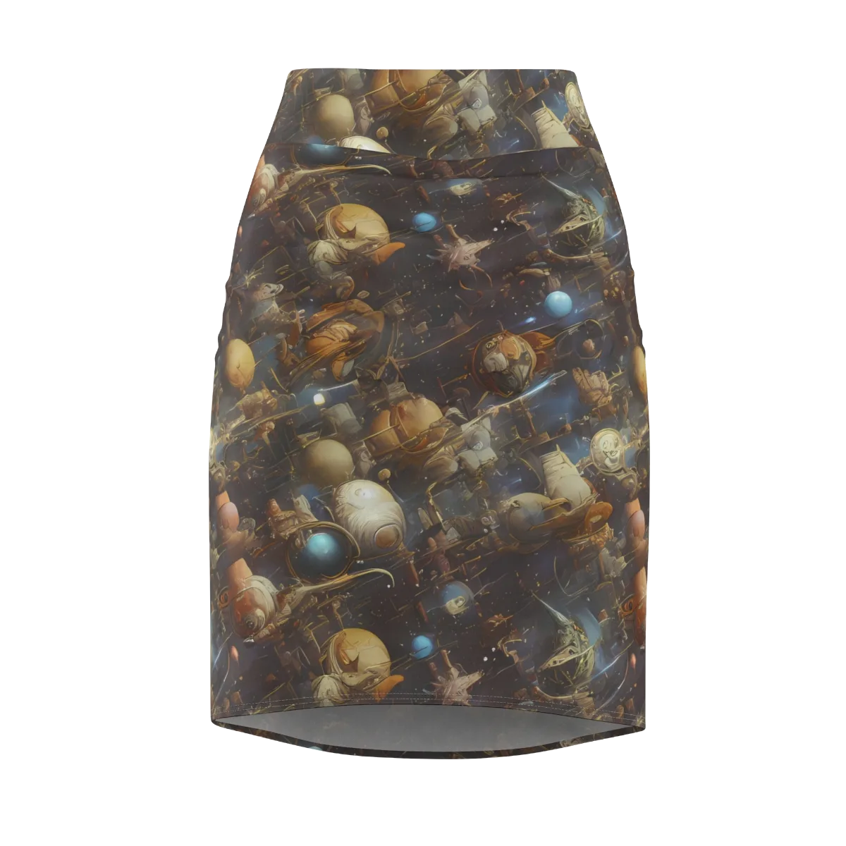 Nebula Foundry on Pencil Skirt — Front