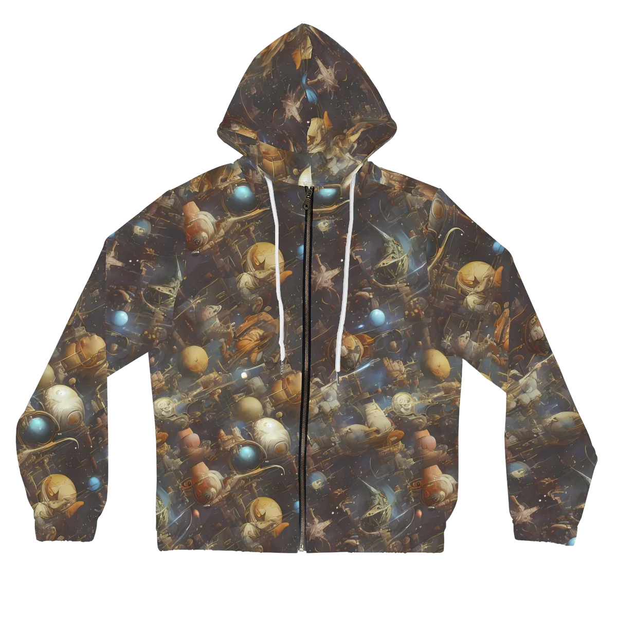 Nebula Foundry on Women's Full-Zip Hoodie — Front