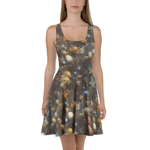 Nebula Foundry on a Skater Dress