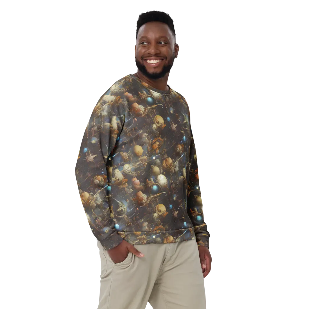 Nebula Foundry on Sweatshirt — Front