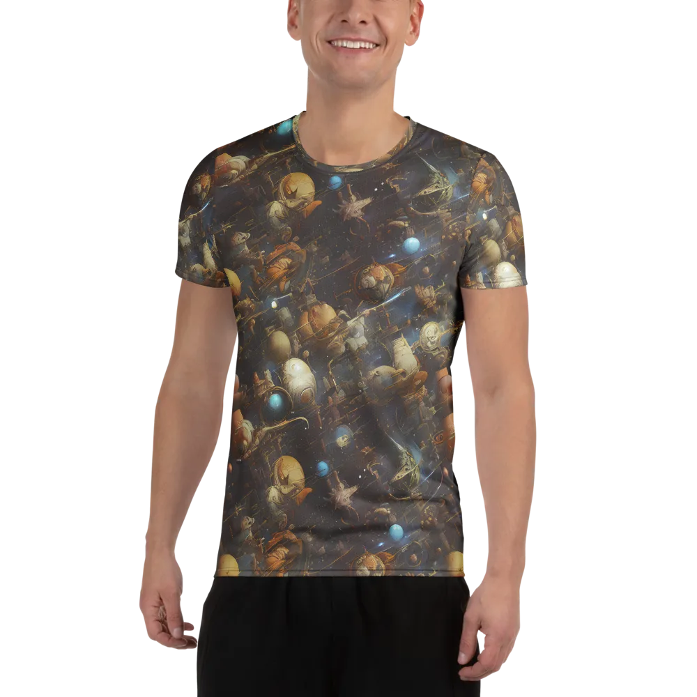 Nebula Foundry on Men's Athletic T-Shirt — Front